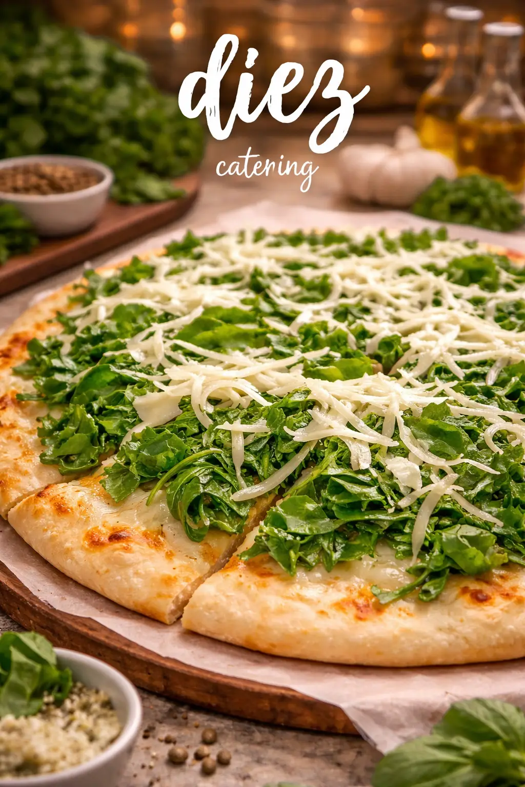 Pizza con toppings